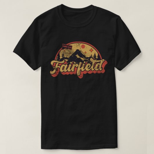 Fairfield, Connecticut T-Shirt (Design vorne)