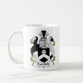 Fairfield-Familienwappen Kaffeetasse (Links)