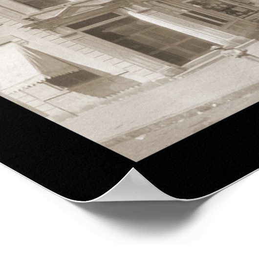 Fairfield, IA-Foto 1907 Poster (Ecke)