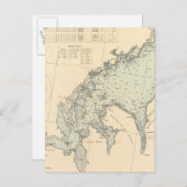 Fairfield Landkreis Connecticut, Long Island NY Postkarte (Vorne/Hinten)