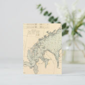 Fairfield Landkreis Connecticut, Long Island NY Postkarte (Stehend Vorderseite)