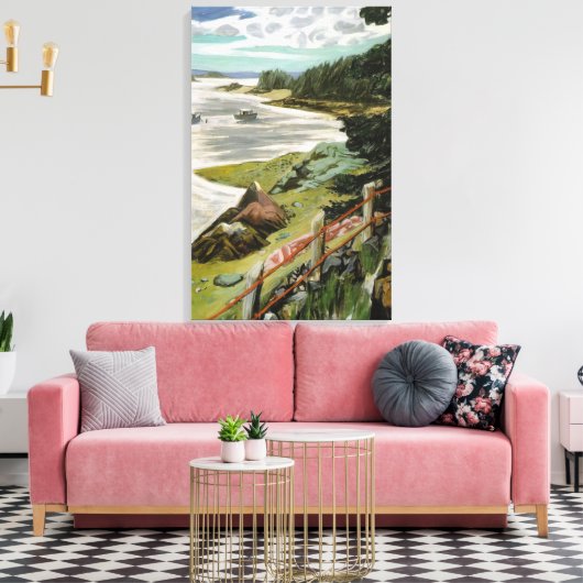 Fairfield Porter - RED CABLES 1940 Leinwanddruck (Insitu (Wohnzimmer))