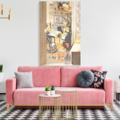 Fairfield Porter - THE CHRISTMAS TREE 1971 Leinwanddruck (Insitu (Wohnzimmer))