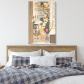 Fairfield Porter - THE CHRISTMAS TREE 1971 Leinwanddruck (Insitu (Schlafzimmer))