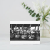 Fairground Dodgem Bumper Car Post Card Postkarte (Stehend Vorderseite)