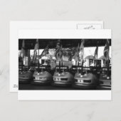 Fairground Dodgem Bumper Car Post Card Postkarte (Vorne/Hinten)