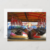 Fairground Dodgem Bumper Car Postkarte (Vorne/Hinten)