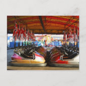 Fairground Dodgem Bumper Car Postkarte (Vorderseite)