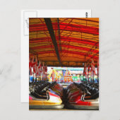 Fairground Dodgem Bumper Cars Postkarte (Vorne/Hinten)