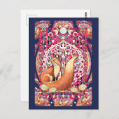 Fairground Fox Postkarte (Vorne/Hinten)