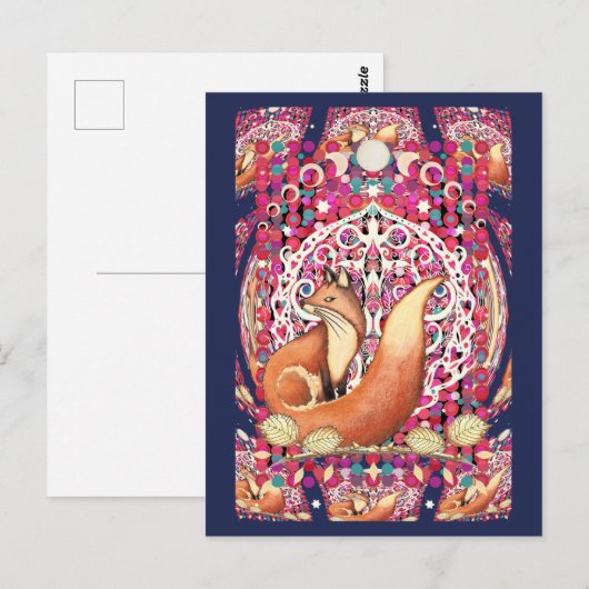 Fairground Fox Postkarte (Vorne/Hinten)