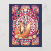 Fairground Fox Postkarte (Vorderseite)