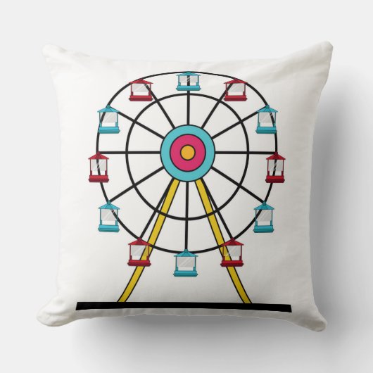Fairground Throw Cushion Kissen (Vorderseite)