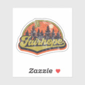 Fairhope, Alabama Aufkleber (Blatt)