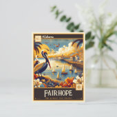 Fairhope, Alabama | VINTAG Postkarte (Stehend Vorderseite)