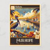 Fairhope, Alabama | VINTAG Postkarte (Vorderseite)