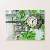 Fairhope Alabama Watercolor Puzzle (Horizontal)