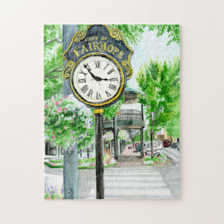 Fairhope Alabama Watercolor Puzzle
