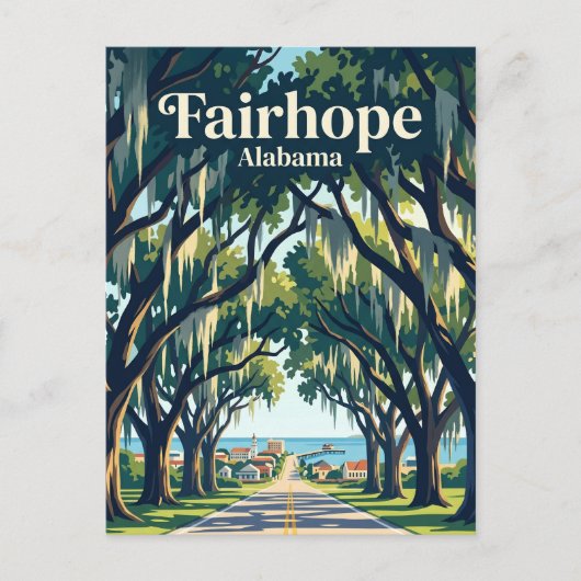 Fairhope USA Postkarte (Vorderseite)