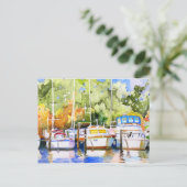 Fairhope Yacht Club Postkarte (Stehend Vorderseite)