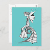 Fairie Postkarte (Vorne/Hinten)