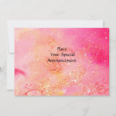 FAIRIEN DAWN, Zaubergoldene Glitzern Ankündigung (Rückseite)