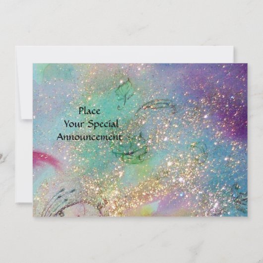 FAIRIEN DAWN, Zaubergoldene Glitzern Ankündigung (Rückseite)