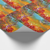 FAIRIEN DER ROTEN BLUME Blumenfantasie Geschenkpapier (Ecke)