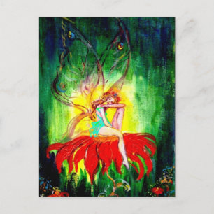 FAIRIEN EINLADUNGSPOSTKARTE