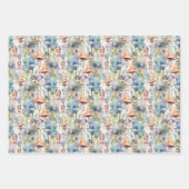 FAIRIEN UND FAIRY HOUSES GIFT GESCHENKPAPIER SET (Vorderseite)