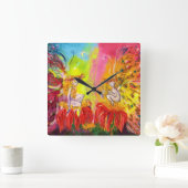 FAIRIEN VON DAWN QUADRATISCHE WANDUHR (Zuhause)