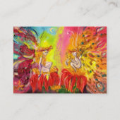 FAIRIEN VON DONEN / MAGISCHEN GLITZERN IN PINK GOL VISITENKARTE (Rückseite)