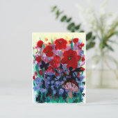 Fairies am Ende des Gartens Postkarte (Stehend Vorderseite)