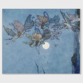 "Fairies and Elves" von Edmund Dulac von "The Temp Geschenkpapier (Flach)