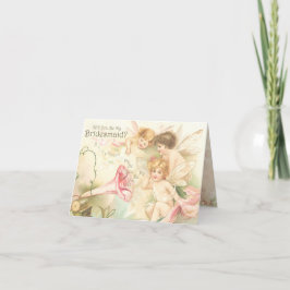 Fairies Ankündigung wirst du meine Bridesmaid sein