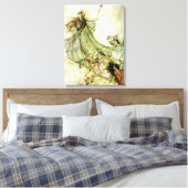 Fairies Away - Arthur Rackham Leinwanddruck (Insitu (Schlafzimmer))