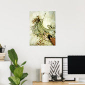 Fairies Away - Arthur Rackham Poster (Heimbüro)