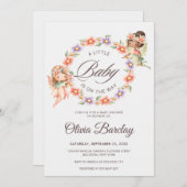 Fairies Baby Shower Einladung (Vorne/Hinten)