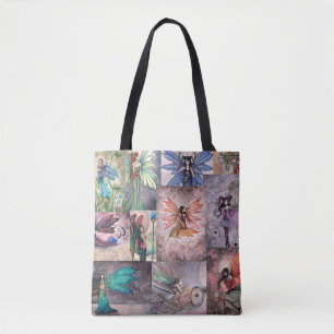 Fairies Collage von Molly Harrison Tasche