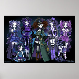 Fairies Couture Myka Jelina Fantasy Art Poster