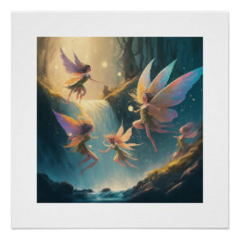 Fairies_ Dance_ Magica_ Ätherischer Wald Poster