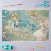 Fairies Dream Enchanted Blue Sky Wolken Decoupage Seidenpapier (Basteln)