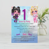 Fairies Engel zaubern Himmel Anime niedlich Mädche Einladung (Stehend Vorderseite)