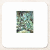 Fairies Fairycore Fashion Aesthetic Goblincore Cot Rechteckiger Pappuntersetzer (Vorderseite)