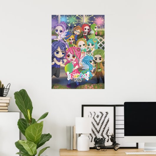 Fairies Family Poster 4 (Heimbüro)
