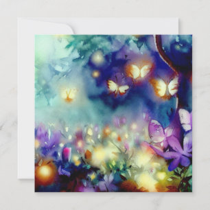 Fairies Garden: Schöner Garten, eine Babydusche Einladung