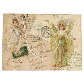 Fairies gegen handschriftliche Geschenktasche Große Geschenktüte (Rückseite)