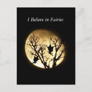 Fairies in Mondlicht Postkarte