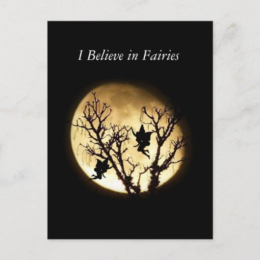 Fairies in Mondlicht Postkarte (Vorderseite)
