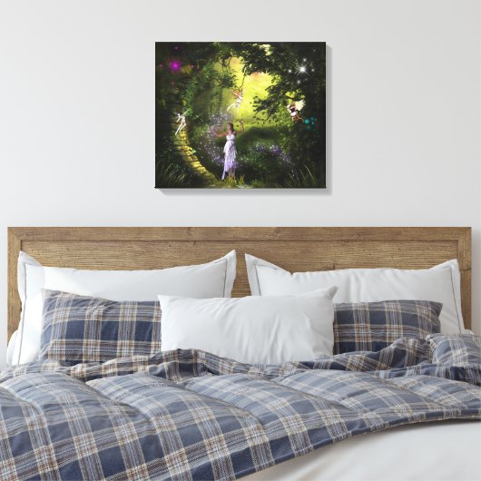 Fairies Leinwanddruck (Insitu (Schlafzimmer))
